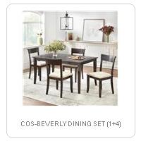 COS-BEVERLY DINING SET (1+4)